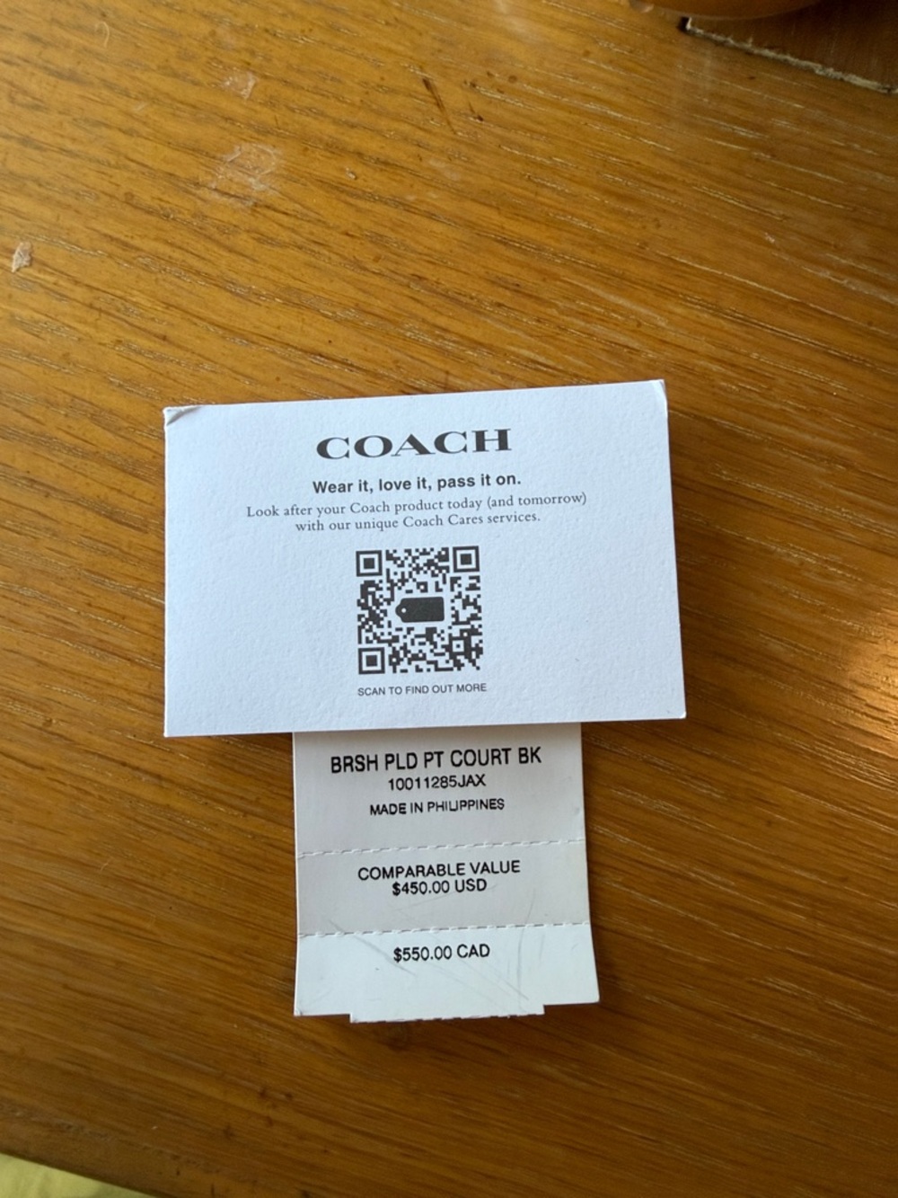 COACH COURT BACKPACK WITH BRUSHED PLAID PRINT NWT - Picture 7 of 8